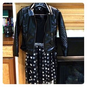 Faux leather jacket NWOT